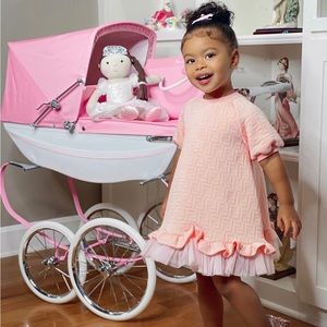 Fendi neoprene kids/baby dress